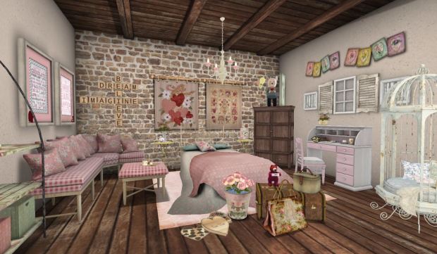 Vintage Romance Bedroom